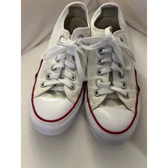 White Converse Sneakers - Picture 1 of 6
